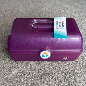 Caboodles Sparkle Purple Cosmetic Organizer Case